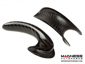 FIAT 500 Steering Wheel Trim - Lateral Side Trim Set - Carbon Fiber 
